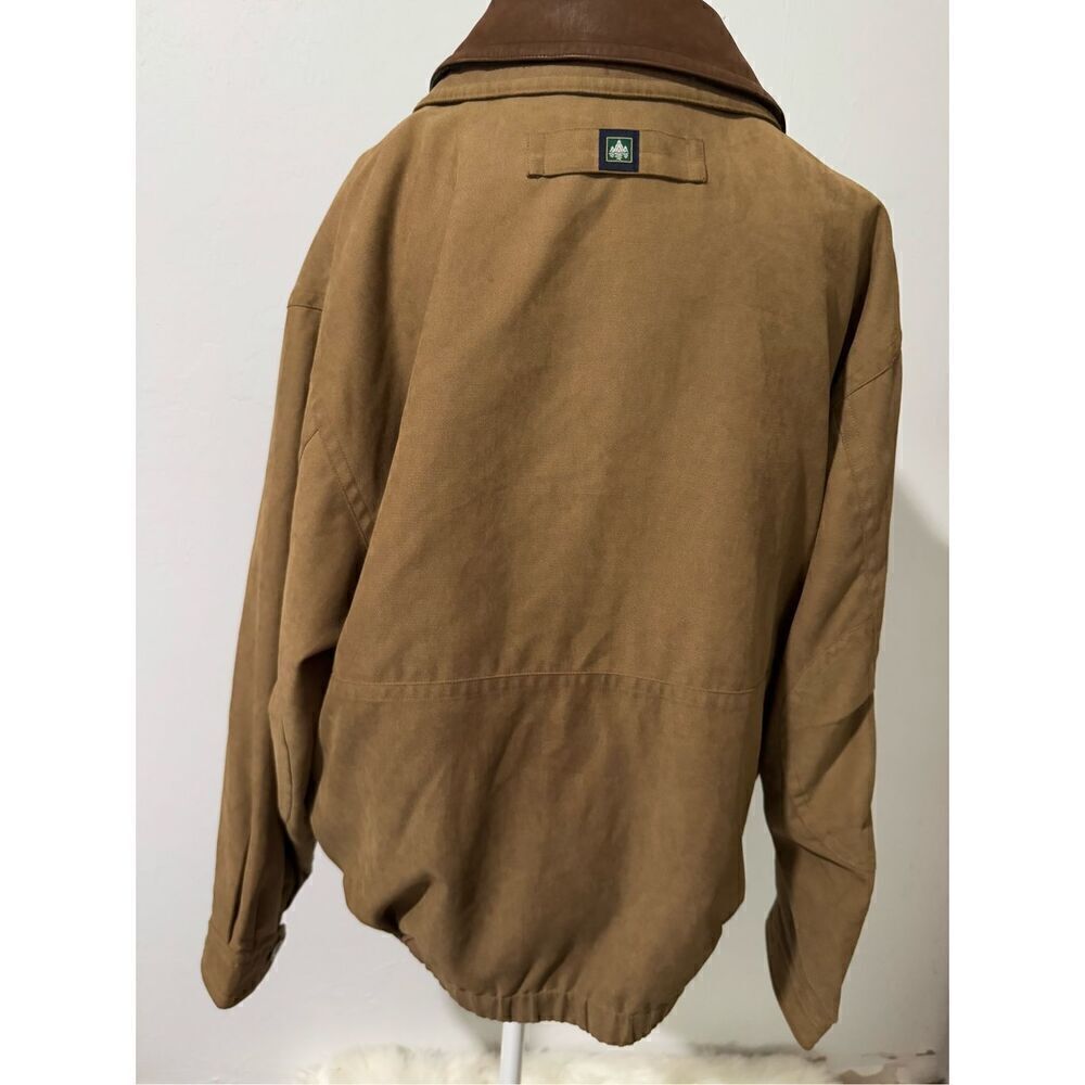 Rainforest tan thermolite active jacket leather collar L - Picture 9 of 16